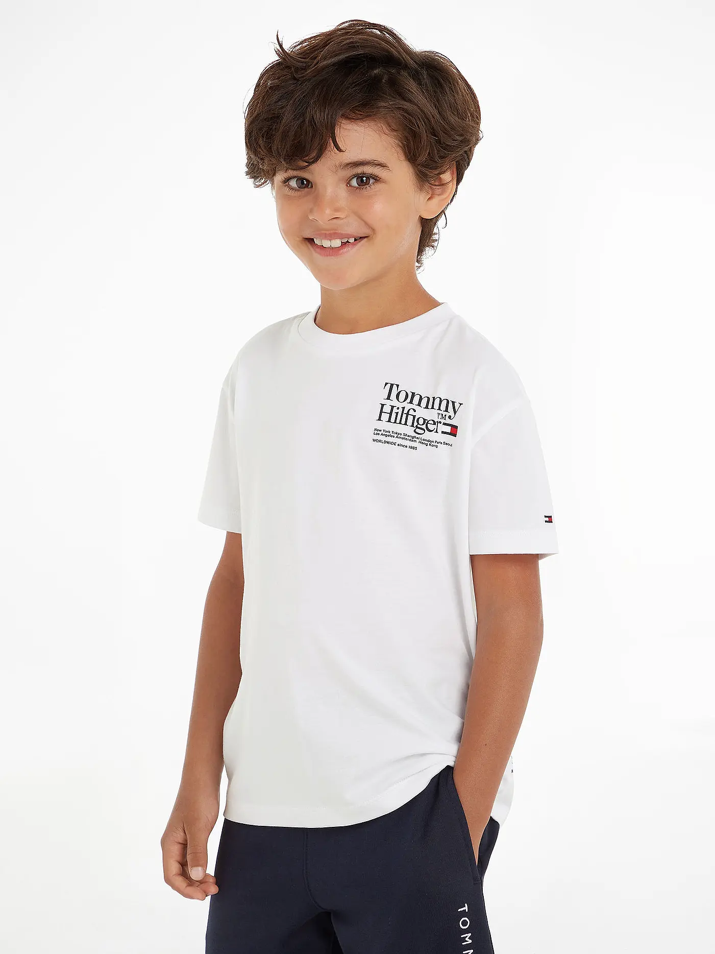 TOMMY HILFIGER | Jungen T-Shirt | weiss